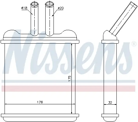 NISSENS 76502 - Wärmetauscher, Innenraumheizung Neuheit