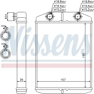 NISSENS 76514 - Wärmetauscher, Innenraumheizung - ** FIRST FIT ** Neue Kollektion