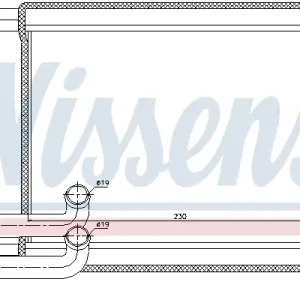 Schnäppchen NISSENS 77534 - Wärmetauscher, Innenraumheizung