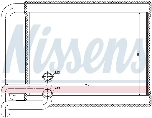 Schnäppchen NISSENS 77534 - Wärmetauscher, Innenraumheizung
