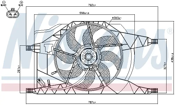 NISSENS 85257 - Lüfter, Motorkühlung Neu Im Sortiment