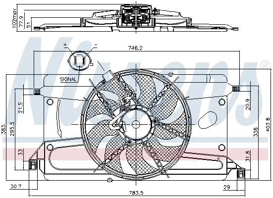 NISSENS 85697 - Lüfter, Motorkühlung Sichere Zahlung