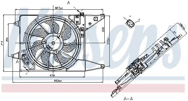 NISSENS 85710 - Lüfter, Motorkühlung Wochenendangebot