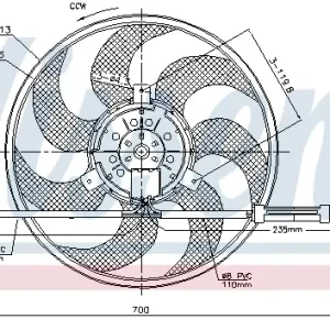 Ausverkauf NISSENS 85775 - Lüfter, Motorkühlung