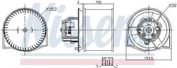 Markenprodukt NISSENS 87026 - Innenraumgebläse