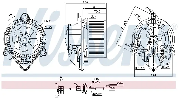 NISSENS 87053 - Innenraumgebläse Schneller Versand