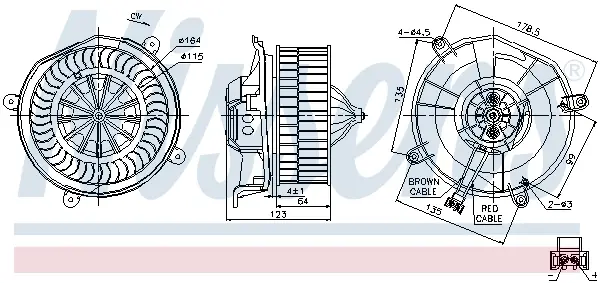 Mega-Angebot NISSENS 87104 - Innenraumgebläse
