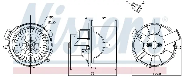 NISSENS 87138 - Innenraumgebläse Günstig
