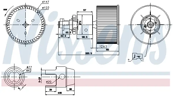 NISSENS 87149 - Innenraumgebläse Angebot