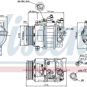 Beliebt NISSENS 89520 - Kompressor, Klimaanlage - ** FIRST FIT **
