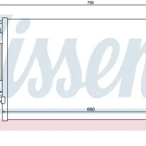 Preisreduziert NISSENS 940154 - Kondensator, Klimaanlage - ** FIRST FIT **