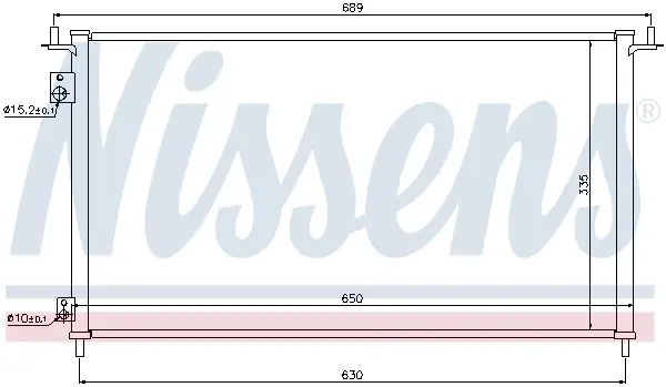 Highlight NISSENS 940162 - Kondensator, Klimaanlage
