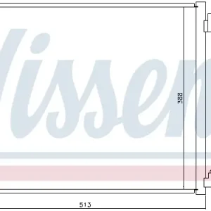 Markenprodukt NISSENS 940371 - Kondensator, Klimaanlage