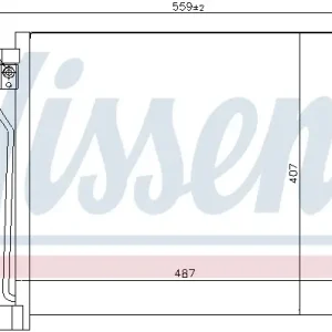Markenprodukt NISSENS 940384 - Kondensator, Klimaanlage - ** FIRST FIT **