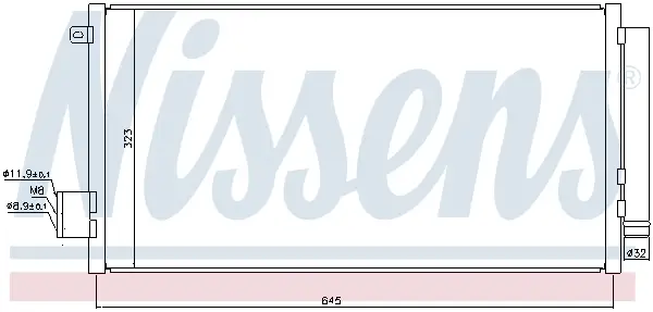 Preiswert NISSENS 940395 - Kondensator, Klimaanlage - ** FIRST FIT **