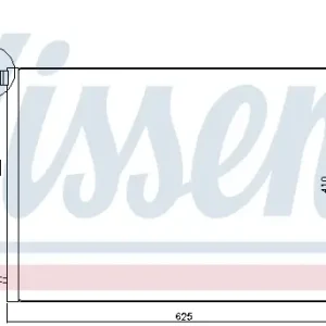 Preisknaller NISSENS 940418 - Kondensator, Klimaanlage