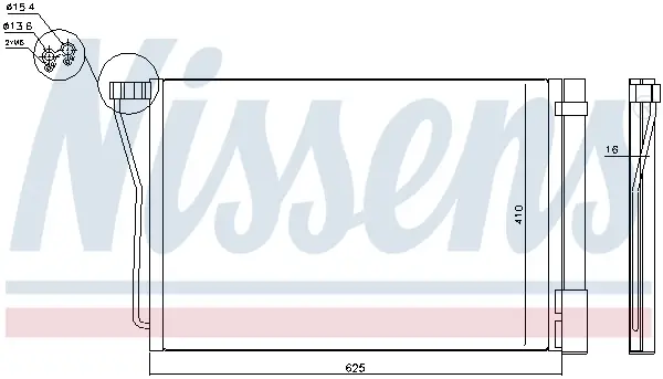Preisknaller NISSENS 940418 - Kondensator, Klimaanlage