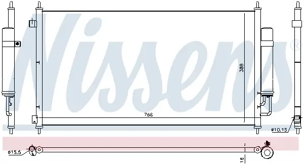 NISSENS 940467 - Kondensator, Klimaanlage Wochenendangebot