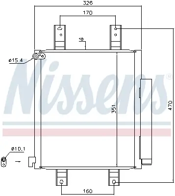 NISSENS 940554 - Kondensator, Klimaanlage Highlight