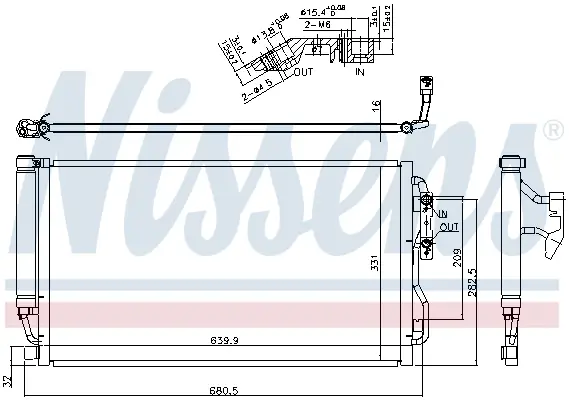 Rabatt NISSENS 940590 - Kondensator, Klimaanlage - ** FIRST FIT **