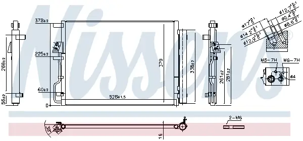 Mega-Angebot NISSENS 940771 - Kondensator, Klimaanlage