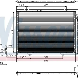 Top-Angebot NISSENS 94282 - Kondensator, Klimaanlage
