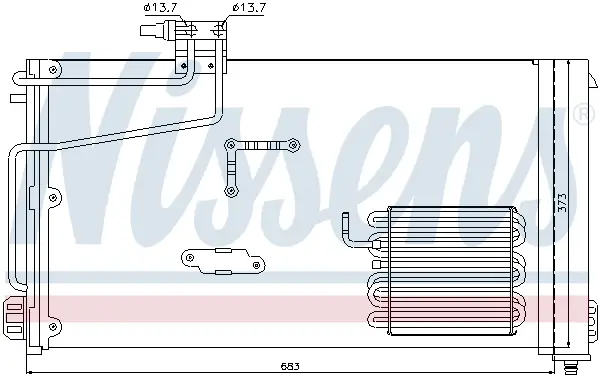 NISSENS 94545 - Kondensator, Klimaanlage - ** FIRST FIT ** Top-Seller