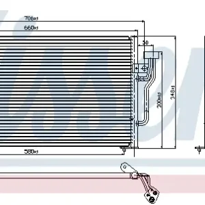 Top-Seller NISSENS 94433 - Kondensator, Klimaanlage