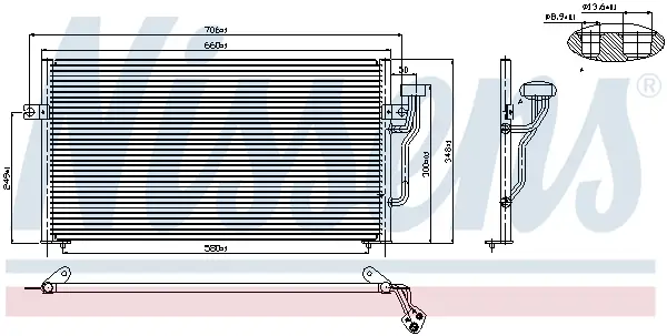 Top-Seller NISSENS 94433 - Kondensator, Klimaanlage