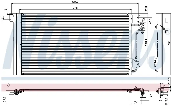 NISSENS 94604 - Kondensator, Klimaanlage - ** FIRST FIT ** Geprüft