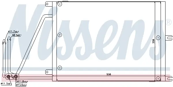 Angebot NISSENS 94623 - Kondensator, Klimaanlage
