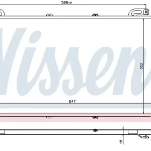 Letzte Chance NISSENS 94644 - Kondensator, Klimaanlage - ** FIRST FIT **