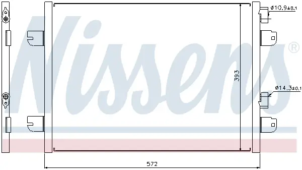 NISSENS 94673 - Kondensator, Klimaanlage - ** FIRST FIT ** Knallerangebot
