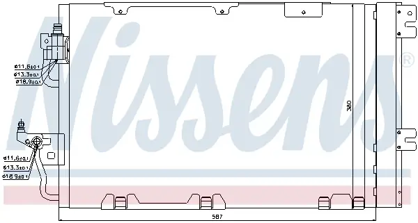 NISSENS 94809 - Kondensator, Klimaanlage - ** FIRST FIT ** Garantierte Lieferung