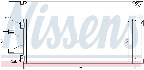 NISSENS 94986 - Kondensator, Klimaanlage - ** FIRST FIT ** Nur Heute