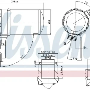 Neue Ware NISSENS 95263 - Trockner, Klimaanlage