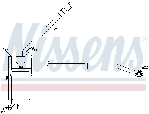 Top-Preis NISSENS 95330 - Trockner, Klimaanlage