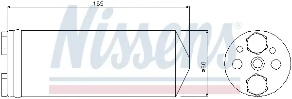 NISSENS 95425 - Trockner, Klimaanlage Markenware