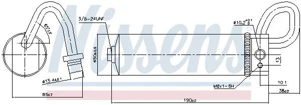 NISSENS 95496 - Trockner, Klimaanlage Kracherpreis