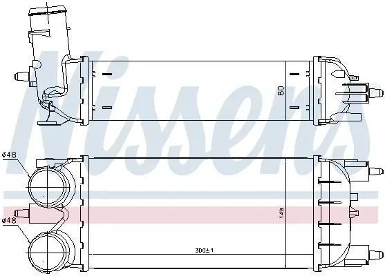 NISSENS 96437 - Ladeluftkühler - ** FIRST FIT ** Aktuell
