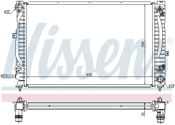 Angebot NISSENS 60228A - Kühler, Motorkühlung - ** FIRST FIT **