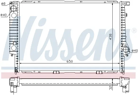 NISSENS 60622A - Kühler, Motorkühlung - ** FIRST FIT ** Bestseller