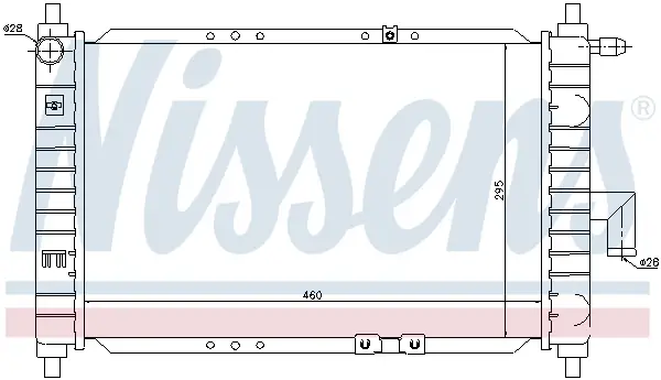 NISSENS 61646 - Kühler, Motorkühlung Bestseller