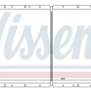 Geprüft NISSENS 61873 - Kühler, Motorkühlung