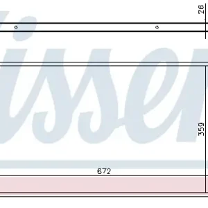 Geprüft NISSENS 62017A - Kühler, Motorkühlung