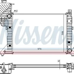 Top-Seller NISSENS 62687A - Kühler, Motorkühlung