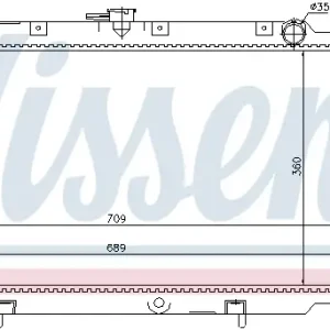 Direkt Vom Hersteller NISSENS 62927A - Kühler, Motorkühlung