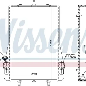 Sonderangebot NISSENS 63623 - Kühler, Motorkühlung