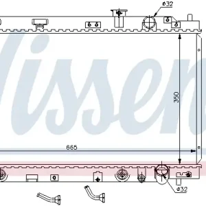 Jetzt Bestellen NISSENS 640941 - Kühler, Motorkühlung
