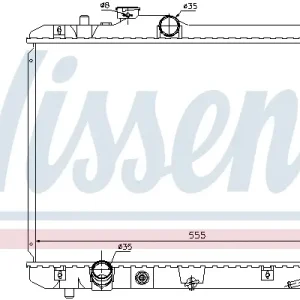 Schnäppchen NISSENS 641755 - Kühler, Motorkühlung